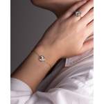 Bague d'occasion CARTIER Amulette femme or jaune 750/1000 - vue porté 2