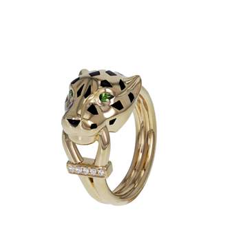 Bague d'occasion CARTIER Panthère femme or jaune 750/1000