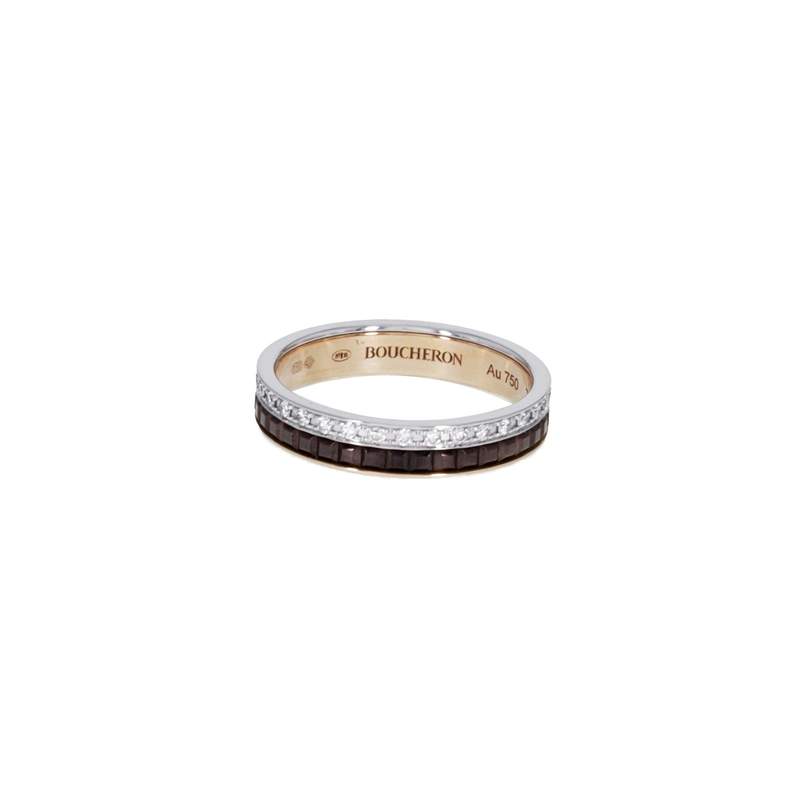 Bague d'occasion BOUCHERON Quatre Classique femme or blanc 750/1000 or rose 750/1000 pvd - vue 1