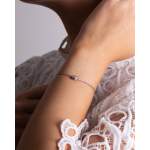Bracelet d'occasion CHAUMET Liens Séduction femme or blanc 750/1000 - vue porté 1