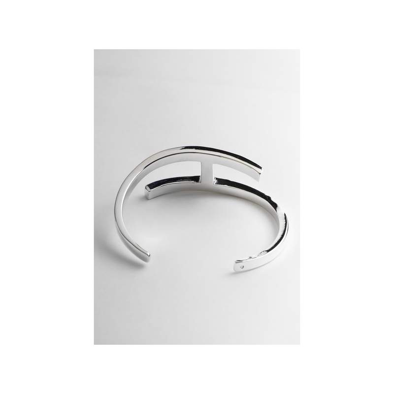 Bracelet d'occasion HERMES Manchette H Vintage femme argent 925/1000 - vue 3