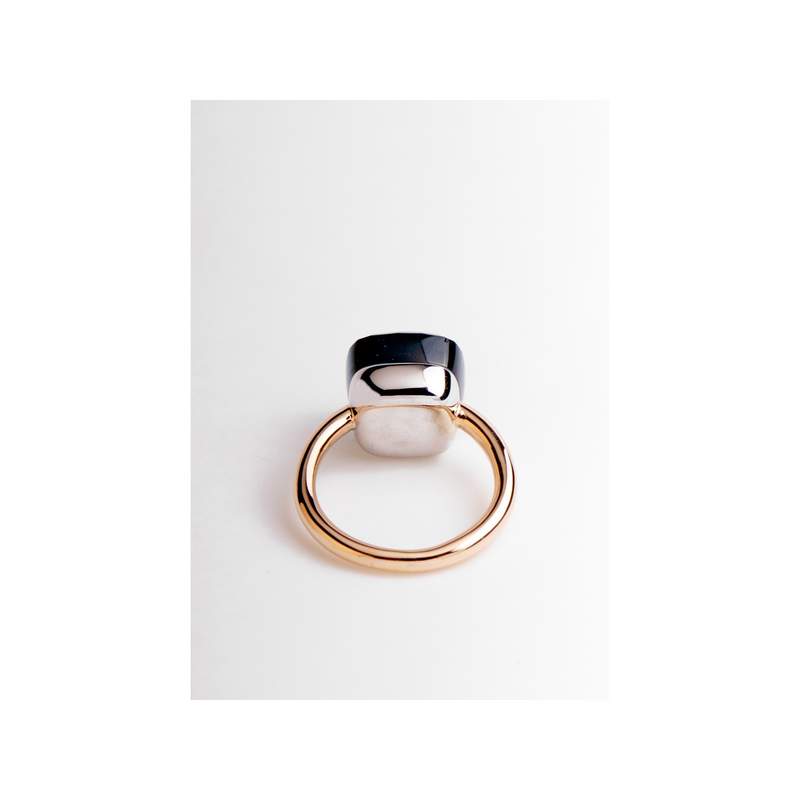 Bague d'occasion POMELLATO Nudo Maxi femme or blanc 750/1000 or rose 750/1000 - vue 3