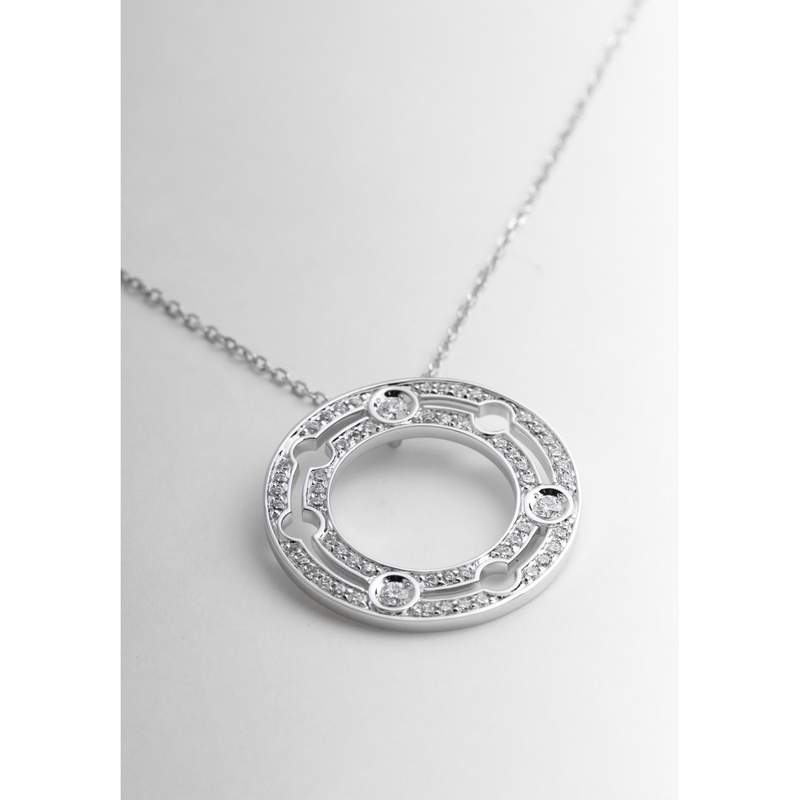 Collier d'occasion DINH VAN Pulse femme or blanc 750/1000 - vue D2