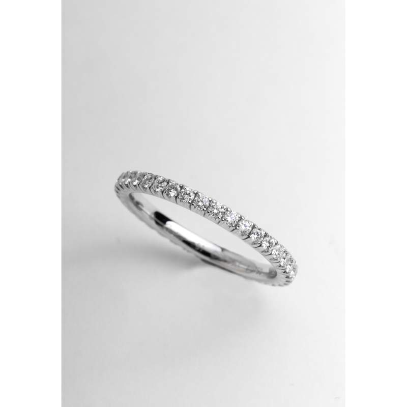 Bague d'occasion CARTIER Alliance femme or blanc 750/1000 - vue 1