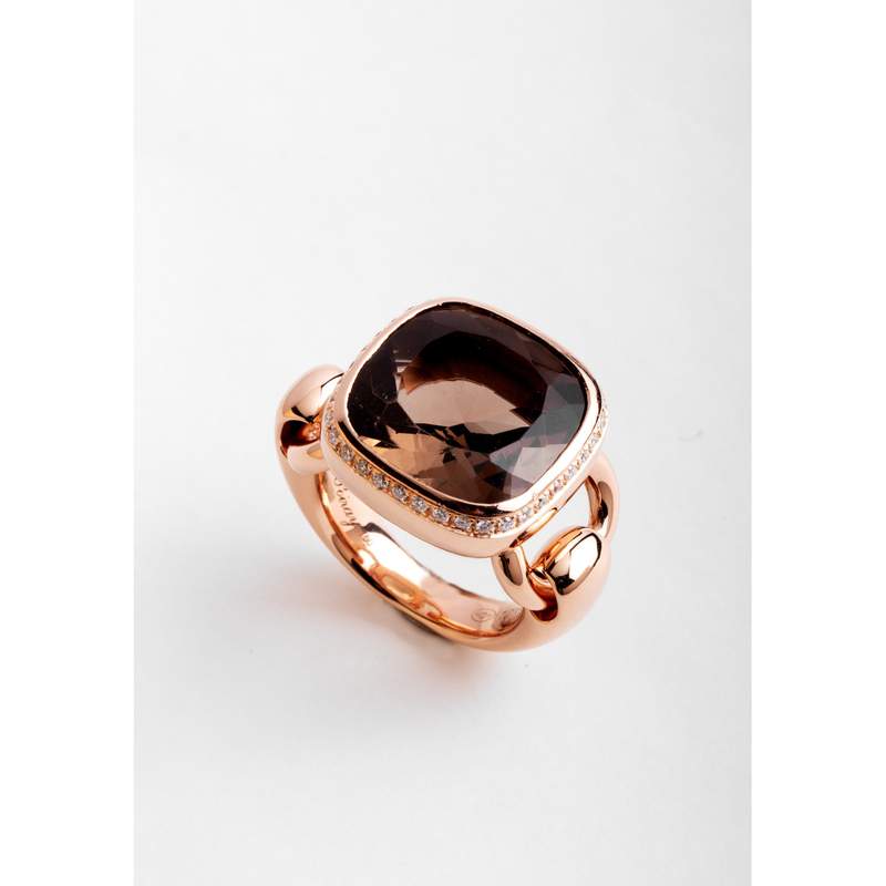 Bague d'occasion POIRAY Indrani femme or rose 750/1000 - vue 1