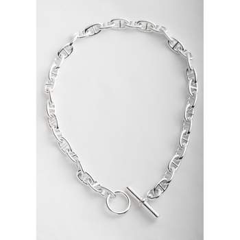 Collier d'occasion HERMES Chaîne d'Ancre MM femme argent 925/1000
