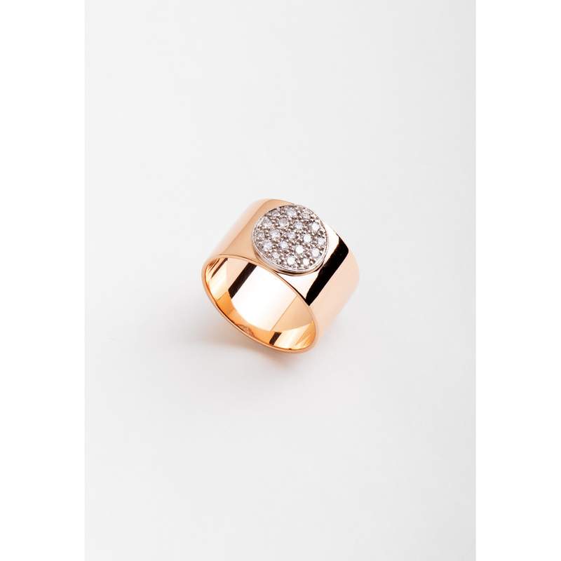Bague d'occasion DINH VAN Anthéa femme or rose 750/1000 - vue 1