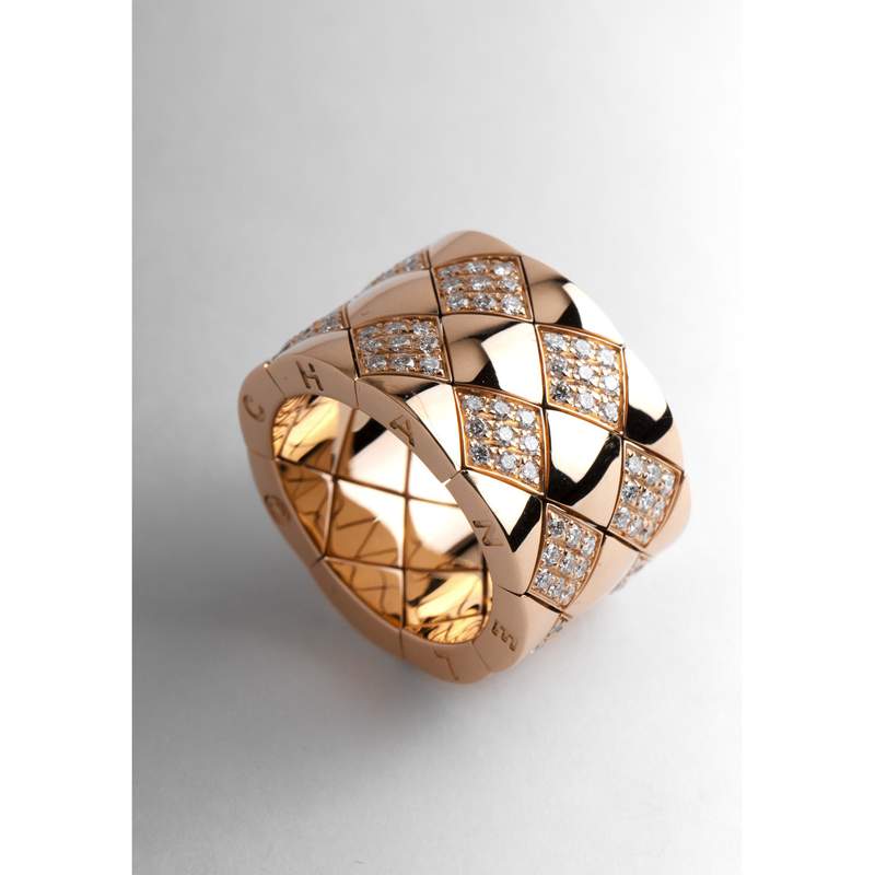 Bague d'occasion CHANEL Matelassé femme or jaune 750/1000 - vue 1
