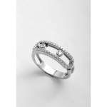 Bague d'occasion MESSIKA Move Classique Pavée femme or blanc 750/1000 - vue 1