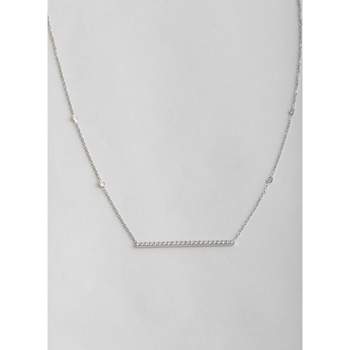 Collier d'occasion MESSIKA Gatsby Barrette Horizontale femme or blanc 750/1000