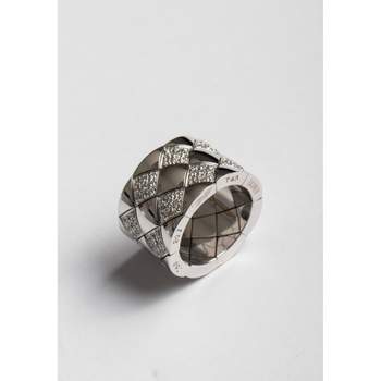 Bague d'occasion CHANEL Matelassé femme or blanc 750/1000