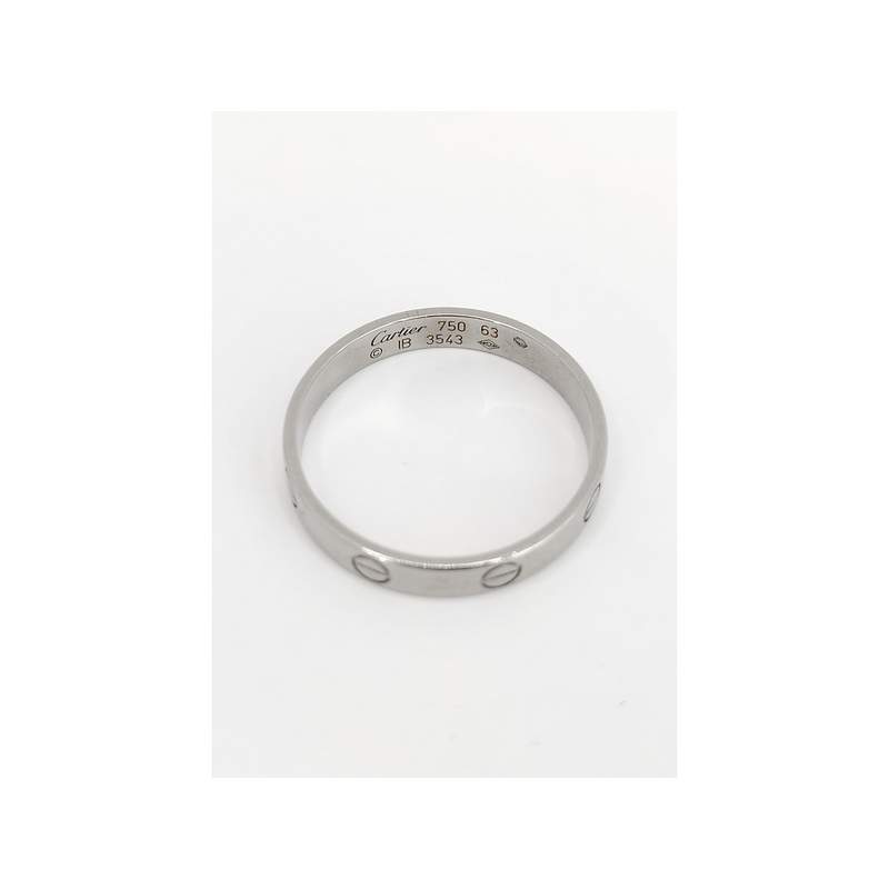 Bague d'occasion CARTIER Love Alliance mixte or blanc 750/1000 - vue 3