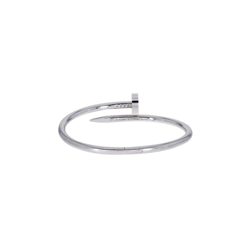 Bracelet d'occasion CARTIER Juste un clou mixte or blanc 750/1000 - vue 2