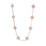 Collier d'occasion VAN CLEEF & ARPELS Alhambra Vintage femme or rose 750/1000 - vue 1