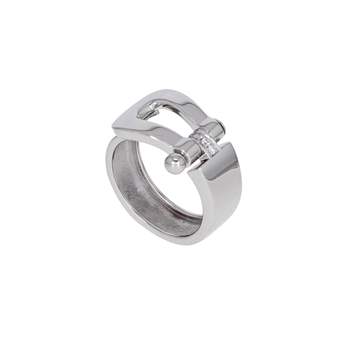 Bague d'occasion FRED Force 10 GM femme or blanc 750/1000