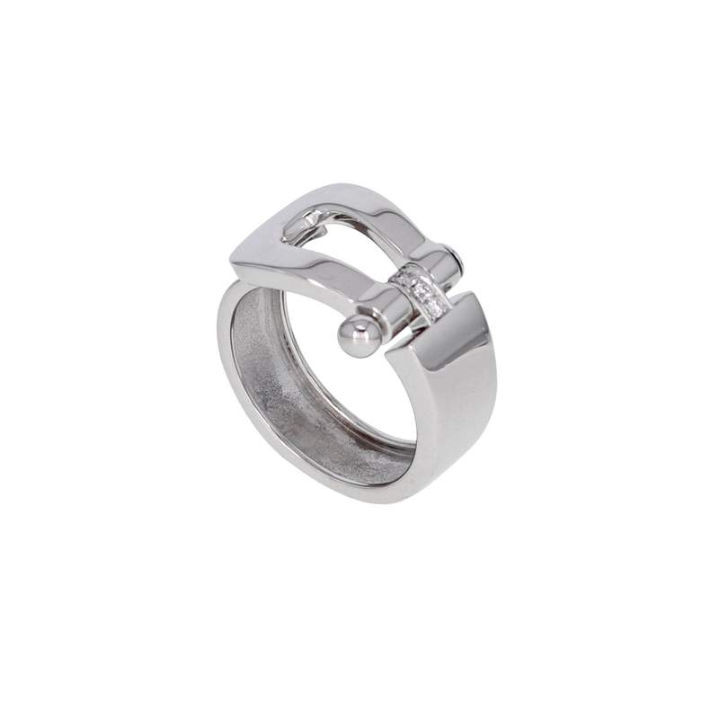 Bague d'occasion FRED Force 10 GM femme or blanc 750/1000 - vue 1