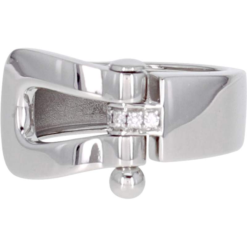 Bague d'occasion FRED Force 10 GM femme or blanc 750/1000 - vue 4