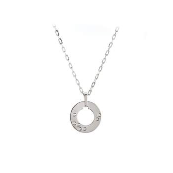 Collier d'occasion DINH VAN Cible femme or blanc 750/1000