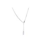 Collier d'occasion MESSIKA Move Uno 2 rangs femme or blanc 750/1000 - vue 2