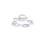 Bracelet d'occasion HERMES Chaîne d'Ancre TGM femme argent 925/1000 - vue 1