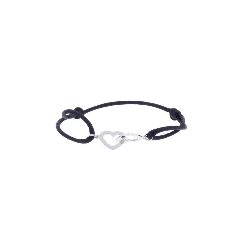 Bracelet d'occasion DINH VAN Double Coeurs GM femme or blanc 750/1000 - vue 1