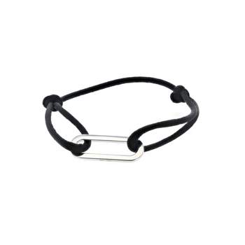 Bracelet d'occasion DINH VAN Maillon L mixte or blanc 750/1000
