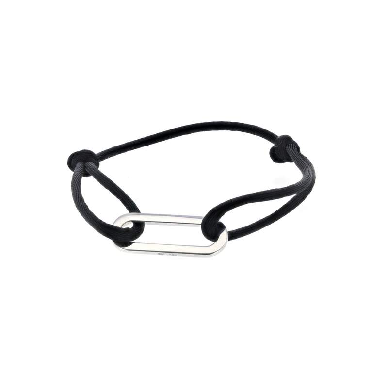 Bracelet d'occasion DINH VAN Maillon L mixte or blanc 750/1000 - vue 1