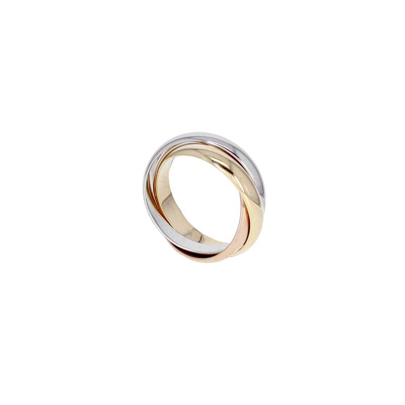Bague d'occasion CARTIER Trinity 'Les Must de Cartier' femme 3 ors 750/1000 - vue 2