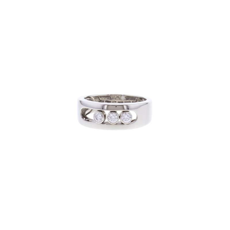 Bague d'occasion MESSIKA Move Classique femme or blanc 750/1000 - vue 1