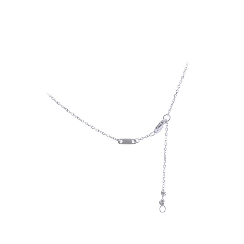 Collier d'occasion DINH VAN Le Cube Diamant femme or blanc 750/1000 - vue 2