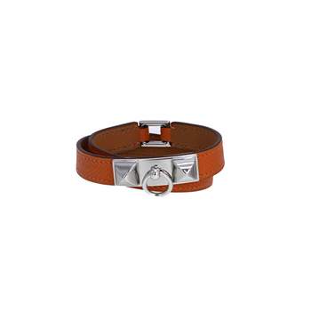 Bracelet d'occasion HERMES Rivale Double Tour mixte cuir autres