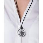 Collier d'occasion HERMES Clou de Selle mixte argent 925/1000 - vue porté 1