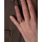 Bague d'occasion CARTIER Trinity Classique mixte 3 ors 750/1000 - vue porté 1
