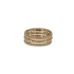 Bague d'occasion MAUBOUSSIN Le Premier Jour 1 Rang Diamants femme or rose 750/1000 - vue 1