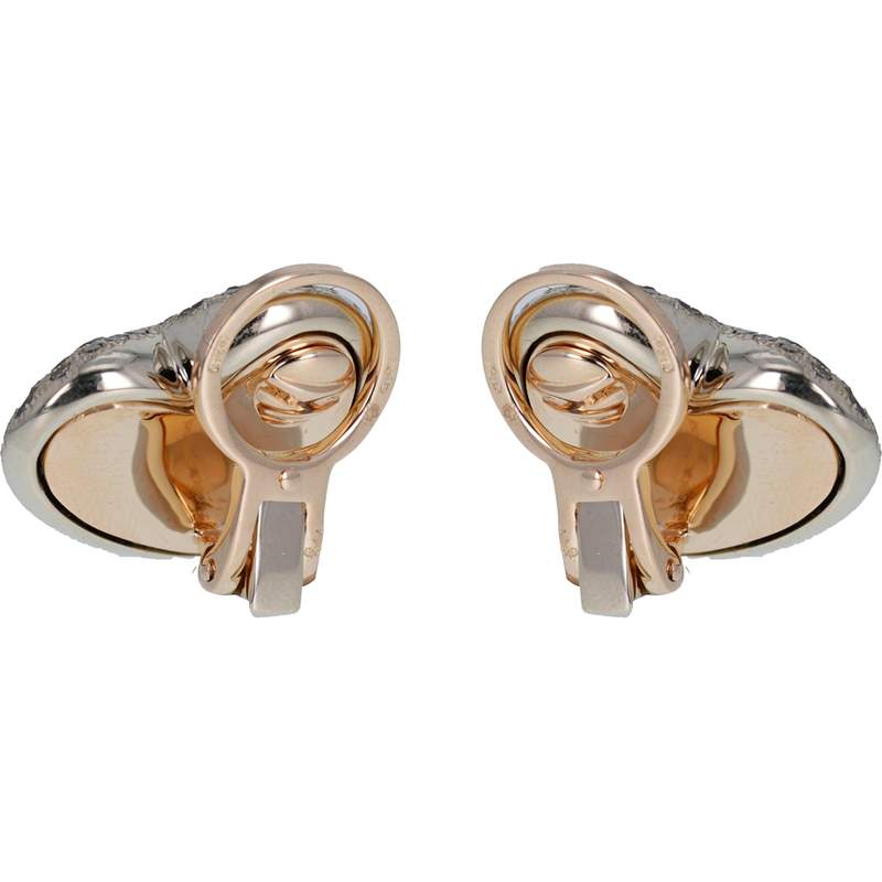 Boucles-oreilles d'occasion POMELLATO Sabbia or rose 750/1000 - vue D1