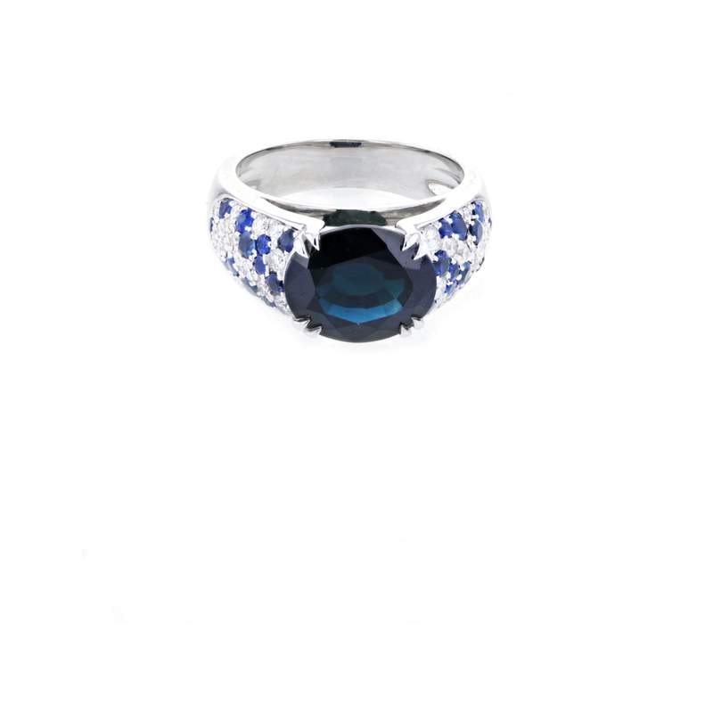 Bague d'occasion MAUBOUSSIN Nuit d'Amour femme or blanc 750/1000 - vue 4