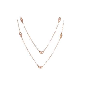 Collier d'occasion DINH VAN Sautoir Menottes R8 femme or rose 750/1000