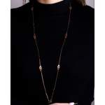 Collier d'occasion DINH VAN Sautoir Menottes R8 femme or rose 750/1000 - vue porté 1
