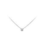 Collier d'occasion DINH VAN Le Cube Diamant PM femme or blanc 750/1000 - vue 1