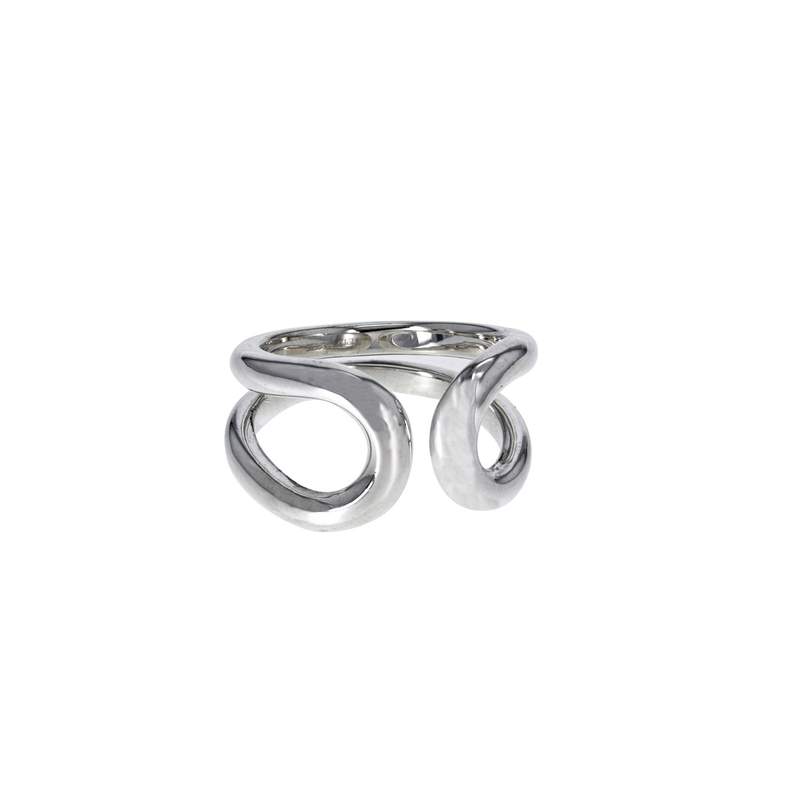 Bague d'occasion HERMES Lima PM femme argent 925/1000 - vue 1