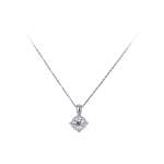 Collier d'occasion CRESUS Solitaire 0.7 ct femme or blanc 750/1000 - vue 1