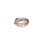 Bague d'occasion CARTIER Trinity 'Les Must de Cartier' mixte 3 ors 750/1000 - vue 1