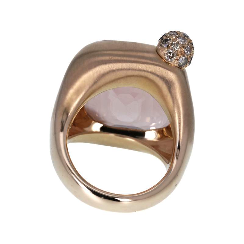Bague d'occasion POMELLATO Ritratto femme or rose 750/1000 - vue 3