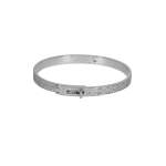 Bracelet d'occasion HERMES Kelly Petit Modèle femme or blanc 750/1000 - vue 1