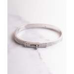 Bracelet d'occasion HERMES Kelly Petit Modèle femme or blanc 750/1000 - vue D2