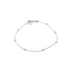 Bracelet CRESUS Serti clos femme or blanc 750/1000 - vue 1