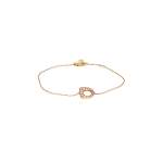 Bracelet d'occasion FRED Success Mini Etrier femme or rose 750/1000 - vue 1