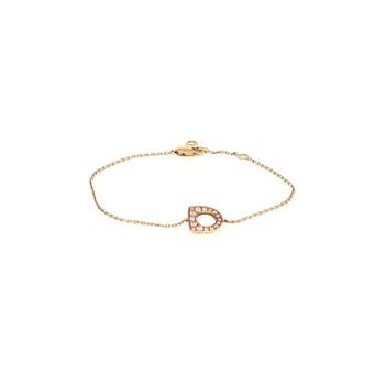 Bracelet d'occasion FRED Success Mini Etrier femme or rose 750/1000