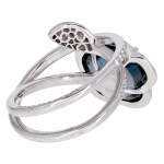 Bague d'occasion PASQUALE BRUNI Bon Ton Je t'aime femme or blanc 750/1000 - vue 3