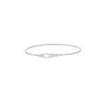 Bracelet d'occasion DINH VAN Serrure Jonc femme or blanc 750/1000 - vue 1